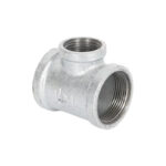 No130R Reducing Galvanized Pipe Fittings Tee