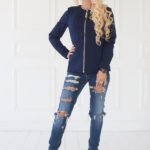 Jacket LL with zip 84 navy blue, id: 24782: 1877