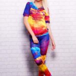 Multicolored clouds Suit Lesya1 print, id: 17156: 365