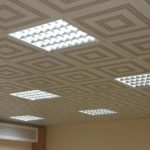 Perforated suspended ceiling
