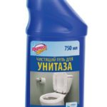 Toilet bowl cleaning gel "Biryusa", 750 ml