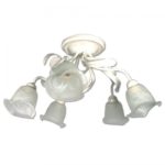 "Lilia" 151 white / gold (Plafond 02929) NPB 01-5x60-107 E27 IU Lamp