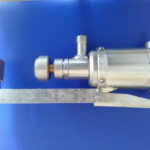 Clamp (pneumatic) for filling cylinders with valves 50l