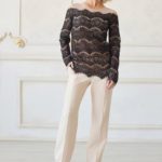 LL jumper with lace 557 Beige with black, id: 26716: 2169