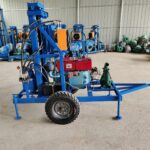China cheap hydraulic rotary borehole water well drilling rig