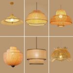 Bamboo Lampshade, Celling Lamp, Pendants Light